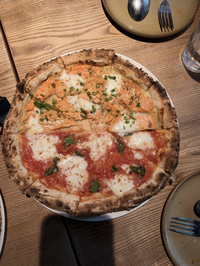 Pizza 4P's 的兩種披薩